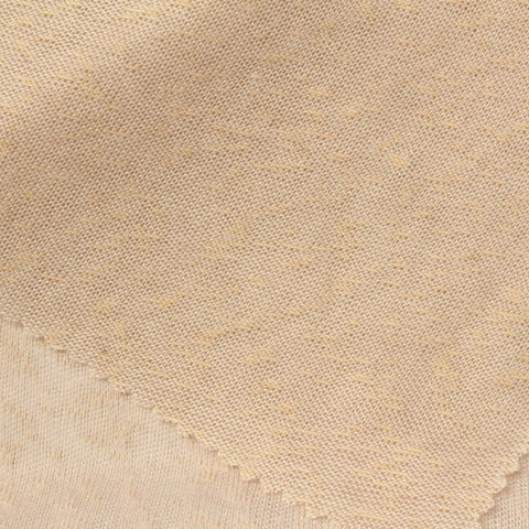 Beige Tone-on-Tone Chunky Knit, Polyester, 190 gsm