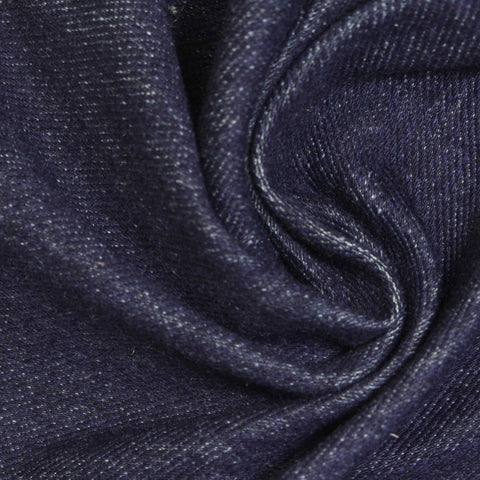 Indigo Marl Fabric, Cotton-Poly