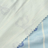 Jacquard Polyester Stretch Pointelle Knit Fabric, 180 gsm, 175 cm — Blue — photo 1