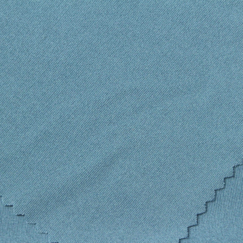 Polyester Stretch Sateen Fabric, 200 gsm, 165 cm — Blue