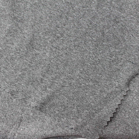Grey Marl Jersey Knit, Polyester, 170 gsm, 152 cm