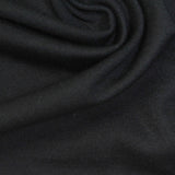 Viscose Nylon Stretch Ponte Knit Fabric, 310 gsm, 160 cm — Black, ref EF-251957 — photo 1