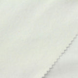 Brushed Polyester Cotton French Terry Fabric, 230 gsm, 168 cm — White — photo 1