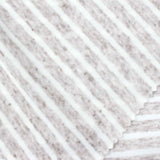 White Stripes Knit, Poly-Linen — photo 1