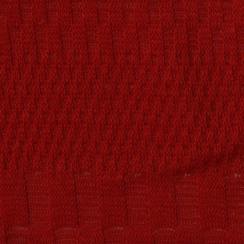 Jacquard Pointelle Knit Fabric, 170 gsm — Red