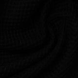 Polyester Stretch Knit Fabric, 240 gsm, 160 cm — Black, ref EF-227741 — photo 1