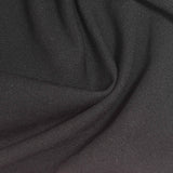Polyester Stretch Knit Fabric, 210 gsm, 160 cm — Black — photo 1