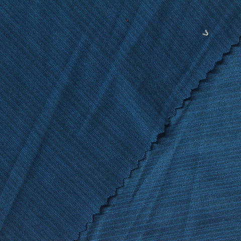 Blue Marl Knit, Polyester, 160 gsm