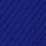 100% Polyester Rib Knit Fabric, 230 gsm, 150 cm — Blue — photo 1