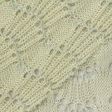 Cream Openwork Pointelle Knit, Poly-Cotton, 260 gsm — photo 1