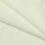 White Tone-on-Tone Star Jacquard, Polyester — photo 1