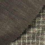 Brown Check Bouclé, Poly-Cotton — photo 1