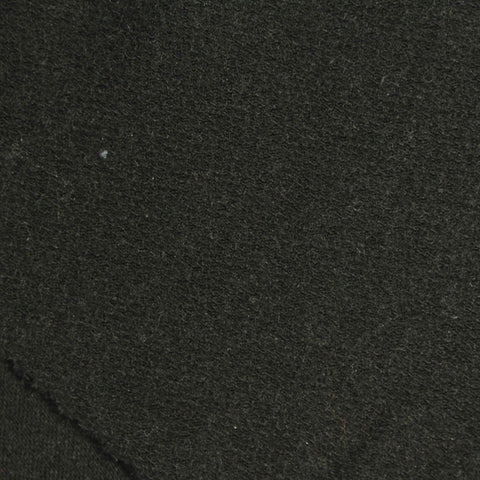 Brushed Polyester Cotton Stretch French Terry Fabric, 205 gsm, 160 cm — Grey