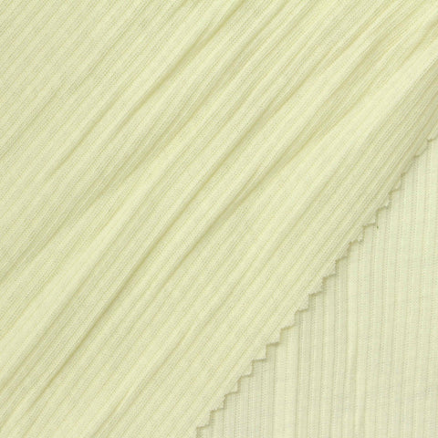 Polyester Stretch Rib Knit Fabric, 165 gsm, 165 cm — Khaki