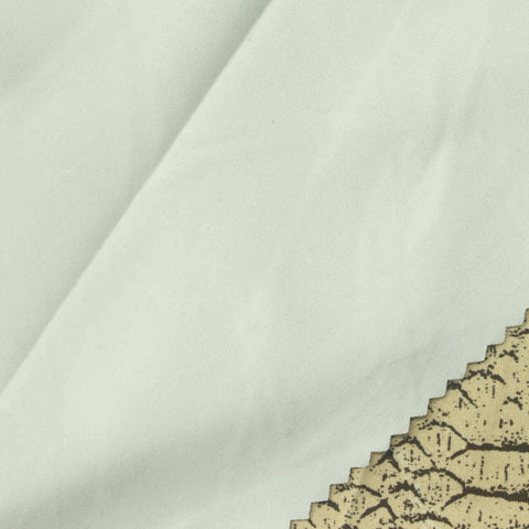 Animal Print Polyester Stretch Sateen Fabric, 227 gsm, 162 cm — Khaki