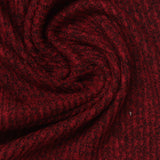 Red Marl Rib Knit, Viscose-Poly, 240 gsm — photo 1