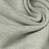 Light Grey Marl Scuba Knit, Poly-Cotton, 270 gsm — photo 1