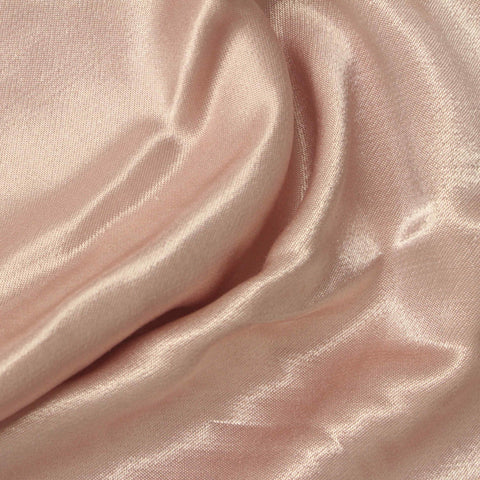 100% Viscose Satin Fabric, 200 gsm, 155 cm — Pink