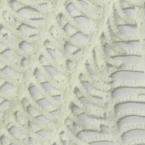 Cream Openwork Knit, Cotton