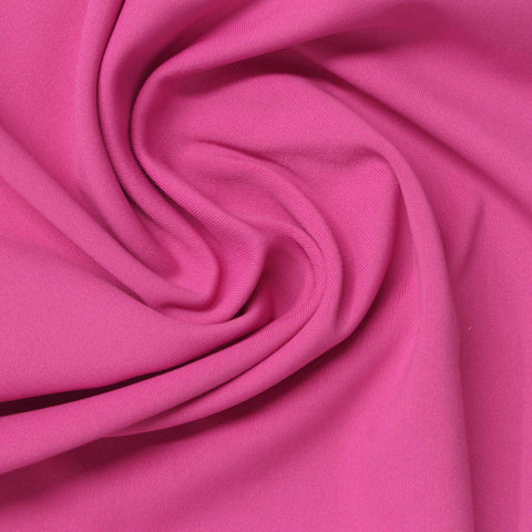 Polyester Stretch Sateen Fabric, 230 gsm, 148 cm — Pink