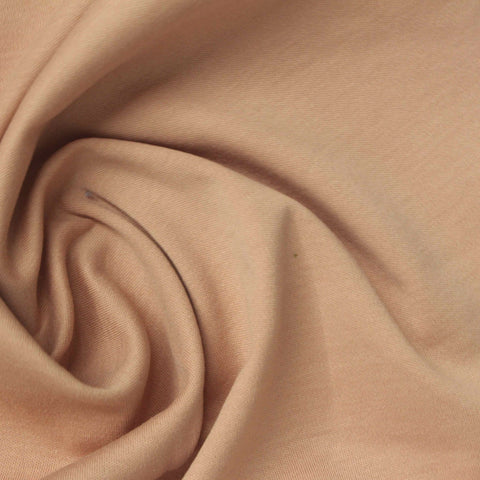 100% Cotton Interlock Knit Fabric, 200 gsm, 160 cm — Beige