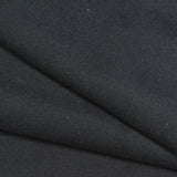 Viscose Nylon Stretch Ponte Knit Fabric, 230 gsm, 165 cm — Black — photo 1