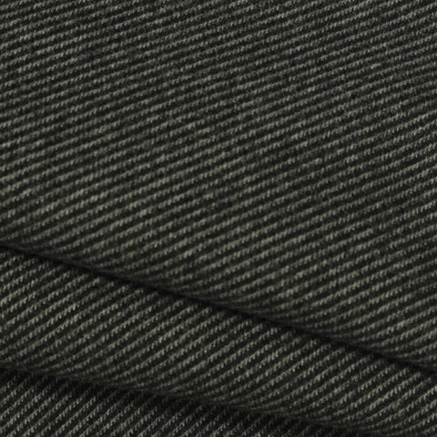 100% Polyester Scuba Knit Fabric, 400 gsm, 155 cm — Black