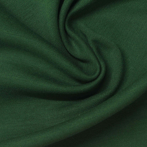 Viscose Polyester Stretch Scuba Knit Fabric, 290 gsm — Green
