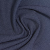 Dark Blue Marl Linen-Look, Polyester, 220 gsm — photo 1