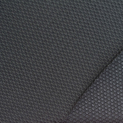 Jacquard Nylon Stretch Warp Knit Fabric, 160 gsm, 160 cm — Black