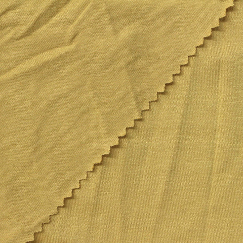 Viscose Stretch Jersey Knit Fabric, 180 gsm, 155 cm — Khaki
