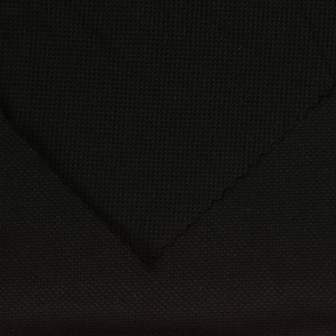 Polyester Stretch Mesh Fabric, 105 gsm — Black