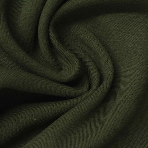 Cotton Polyester Piqué Knit Fabric, 300 gsm, 170 cm — Green
