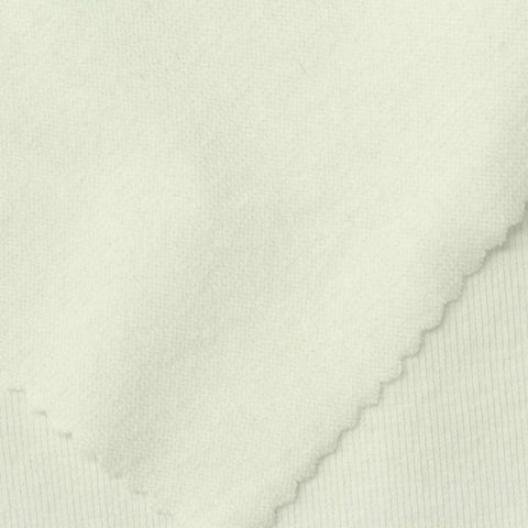 Cotton Polyester Jersey Knit Fabric, 210 gsm, 150 cm — White