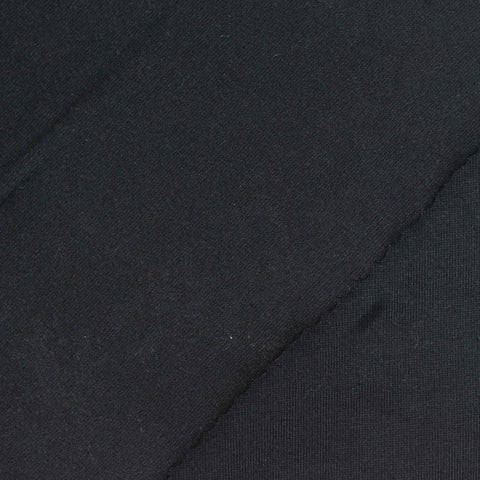 Cotton Polyester Jersey Knit Fabric, 200 gsm, 165 cm — Black, ref EF-266235