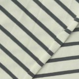 Dark Grey Stripes Jersey Knit, Cotton, 180 gsm — photo 1
