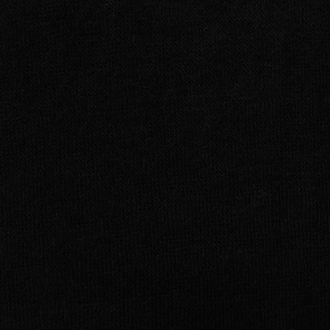 Acrylic Stretch Chunky Knit Fabric, 142 gsm, 95 cm — Black