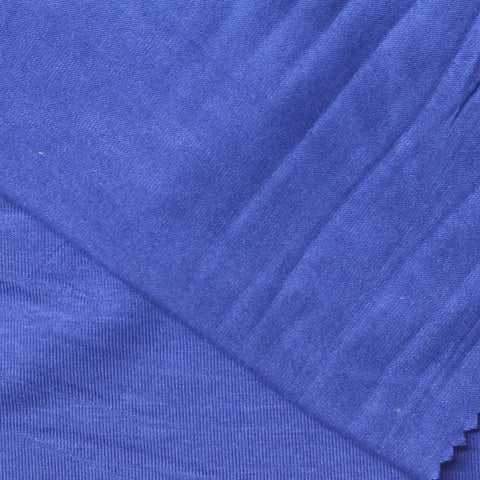 Viscose Stretch Jersey Knit Fabric, 220 gsm — Blue