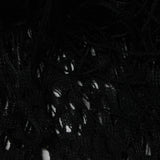 Black Openwork Knit, Polyester, 100 gsm — photo 1