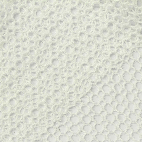 100% Polyester Warp Knit Fabric, 160 gsm, 160 cm — White