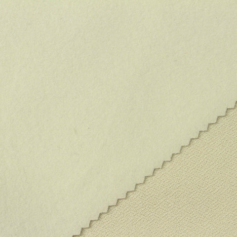 Brushed Polyester Stretch Jersey Knit Fabric, 350 gsm — Khaki