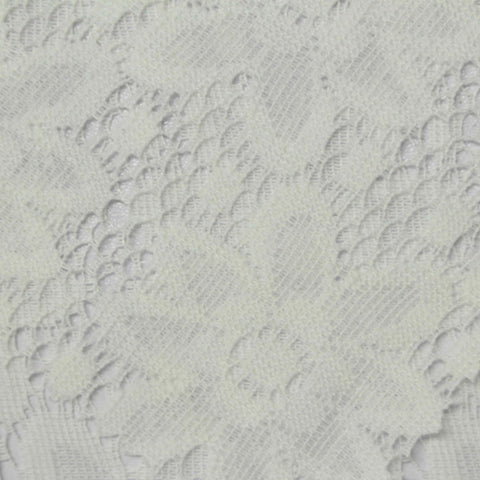 White Floral Lace, Polyester