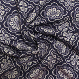 White Floral Jacquard, Modal-Cotton — photo 1