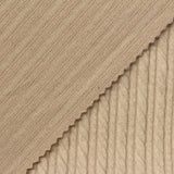 Jacquard 100% Polyester Knit Fabric, 290 gsm, 150 cm — Beige — photo 1