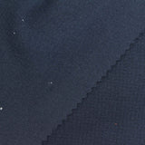 Plaid Polyester Stretch Fleece Fabric, 210 gsm, 160 cm — Navy — photo 1