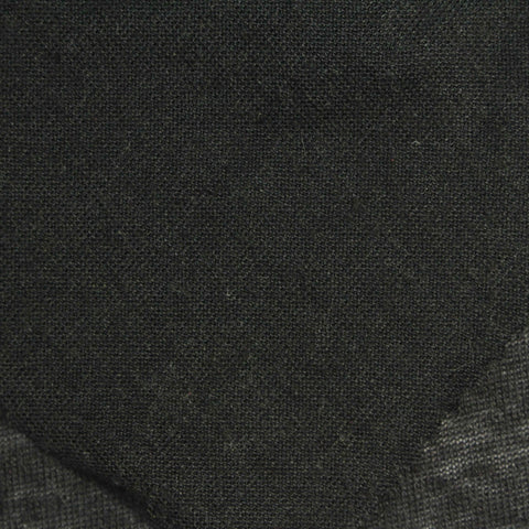 Dark Grey Marl Jersey Knit, Poly-Linen, 145 gsm