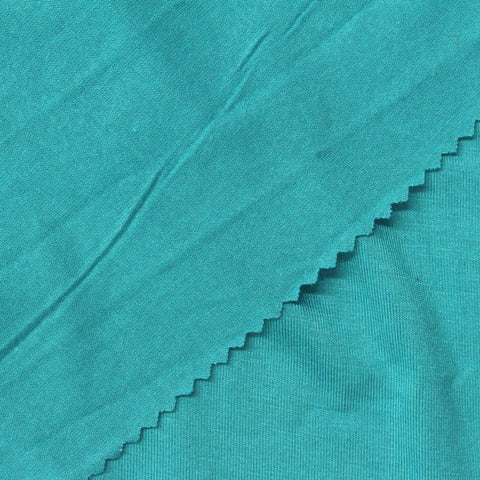 Viscose Stretch Jersey Knit Fabric, 220 gsm, 160 cm — Blue