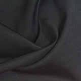 Viscose Polyester Stretch Scuba Knit Fabric, 219 gsm, 162 cm — Black — photo 1