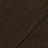 Dark Brown Vertical-Stripe Rib Knit, Viscose-Poly — photo 1