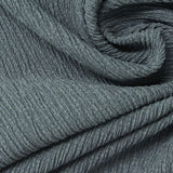 Jacquard Polyester Stretch Crepe Fabric, 127 gsm, 130 cm — Blue — photo 1